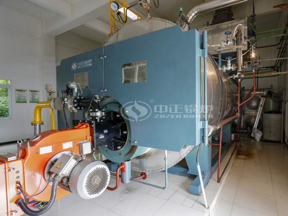 運行在久味夙食品的中正WNS系列燃?xì)庹羝仩t